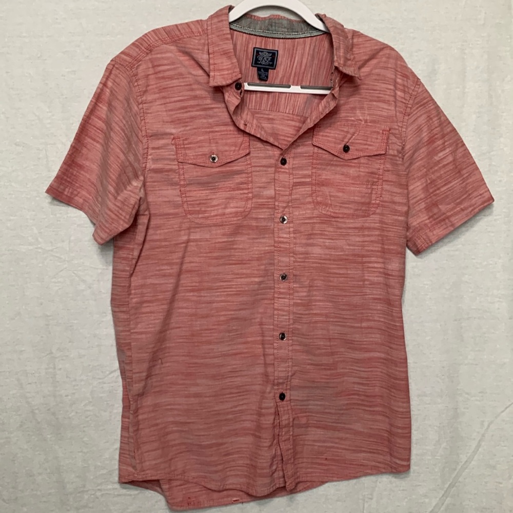 Men’s large casual button down shirt by black Jack